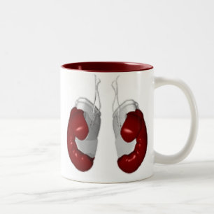Boxing Gloves Two-Tone Coffee Mug