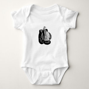 Boxing Gloves Vintage Baby Bodysuit