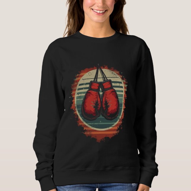 Boxing Gloves Vintage Sweatshirt (Front)