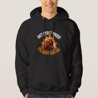 Boxing Gloves with Fire Hoodie