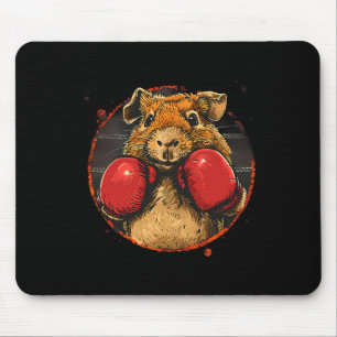 Boxing Guinea Pig Lover Boxing Gloves Kickboxing F Mouse Mat