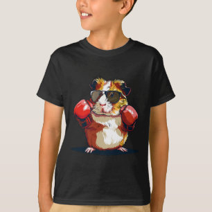 Boxing Guinea Pig With Boxing Gloves Kickboxing Fu T-Shirt