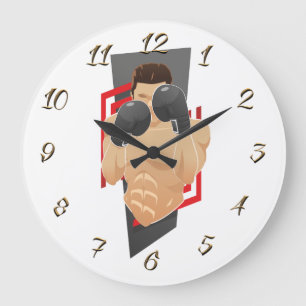 Boxing gym large clock