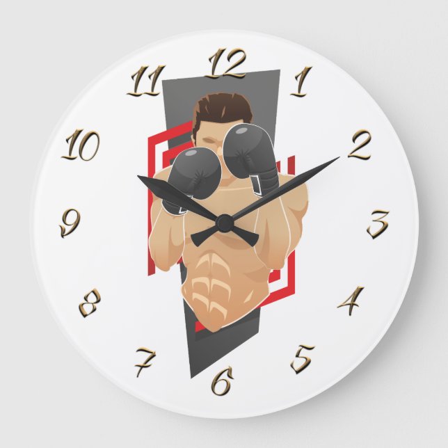 Boxing gym large clock (Front)