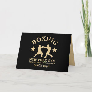 Boxing Gym, Pro Fighters Card