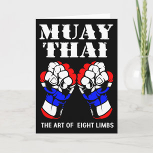 Boxing Hand Kickboxing The Art Of 8 Limbs Muay Tha Card