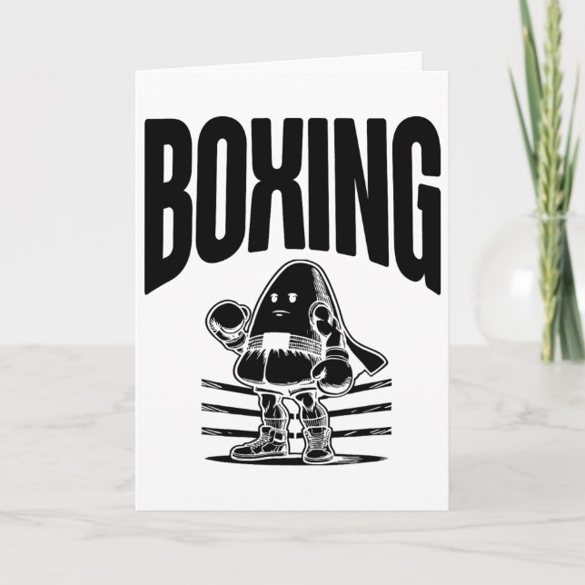 Boxing Happy Halloween Eve  Card (Front)