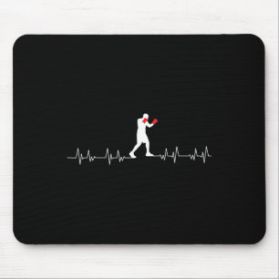 Boxing Heartbeat Art Boxing Gloves Gym Boxer Boys  Mouse Mat