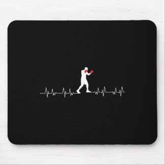 Boxing Heartbeat Art Boxing Gloves Gym Boxer Boys  Mouse Mat