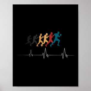 Boxing Heartbeat Kickboxing Boxing Lover Boxer Ret Poster