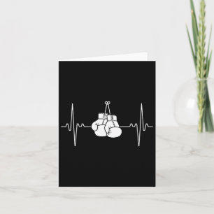 Boxing Heartbeat Line Punch Design 1 Card