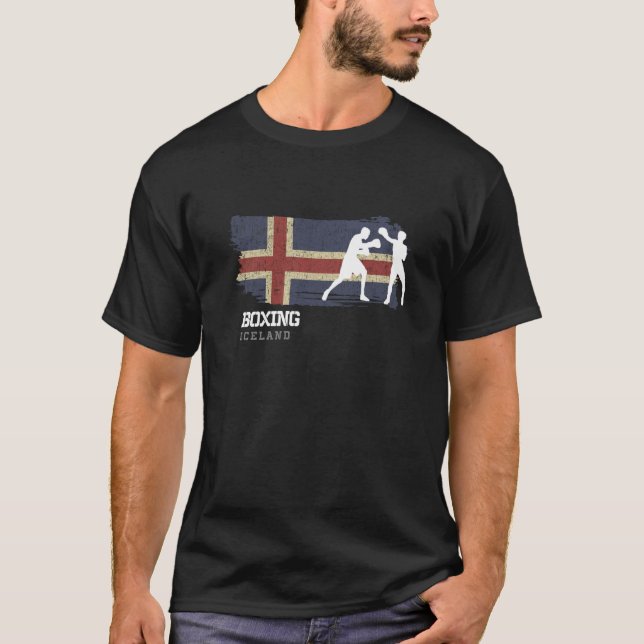 Boxing Iceland Combat Sports Fighter Boxing  1 T-Shirt (Front)