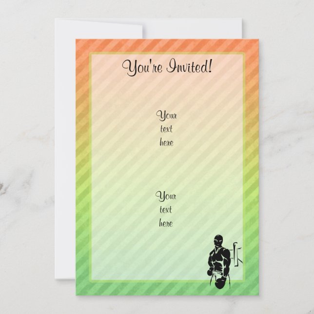 Boxing Invitation (Front)