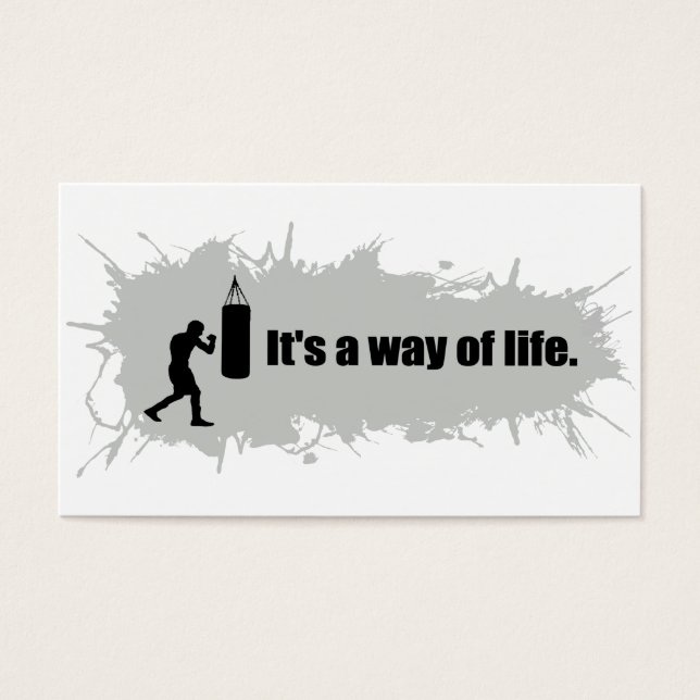 Boxing Is a Way of Life (Front)