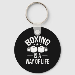 Boxing Is A Way Of Life - Kickboxing Kickboxer Gym Key Ring