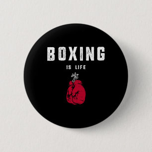 Boxing Is Life 6 Cm Round Badge