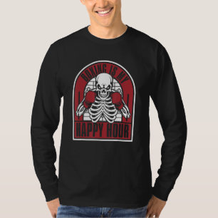Boxing Is My Happy Hour Thai Boxer Kickboxer Boxer T-Shirt