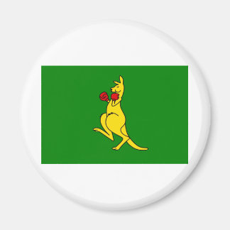 Boxing kangaroo collector item"s magnet