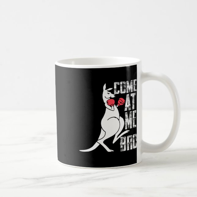 Boxing Kangaroo Come At Me Bro Jumping Kangaroos  Coffee Mug (Right)
