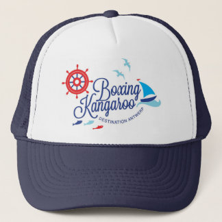 Boxing Kangaroo Trucker Hat