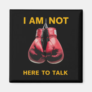 Boxing Kickboxing Boxing Lover Boxer Funny Saying Magnet