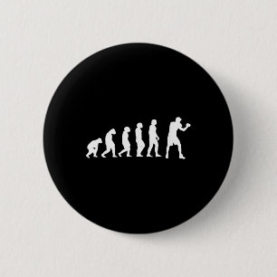 Boxing Kickboxing Evolution Boxing Fight Boxer 6 Cm Round Badge