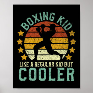 Boxing Kid Funny Youth Boxer Gift Poster