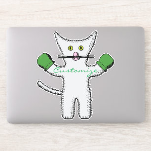Boxing Kitten with Mittens Thunder_Cove