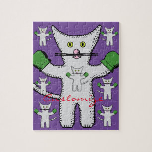 Boxing Kitten with Mittens Thunder_Cove Jigsaw Puzzle