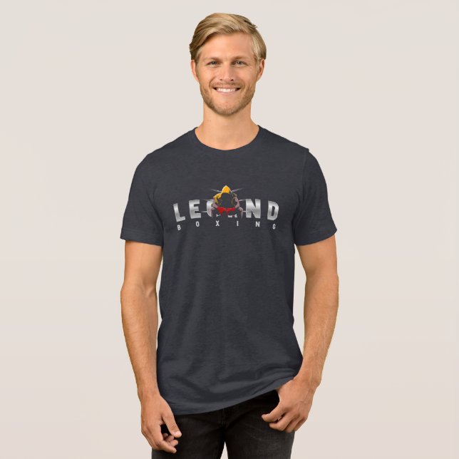 Boxing Legends | Men Tri-Blend Shirt (Front Full)
