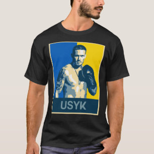 Boxing Legends Oleksandr Usyk (Ukranian Colours) C T-Shirt