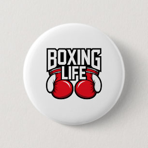 Boxing Life For Amateur Professional Boxers 2  6 Cm Round Badge