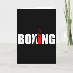 Boxing Lover Gym Boxer Kickboxing Kickboxer Enthus Card