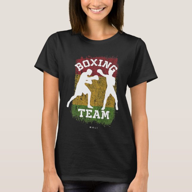 Boxing Mali Combat Sports Fighter Boxing T-Shirt (Front)