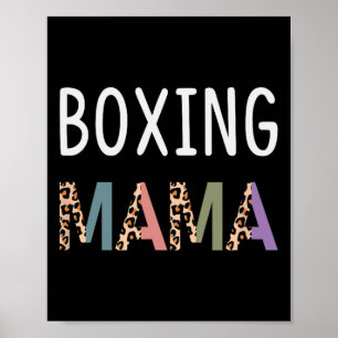 Boxing Mama Boxer Women Gift - Funny Boxing Mum Poster