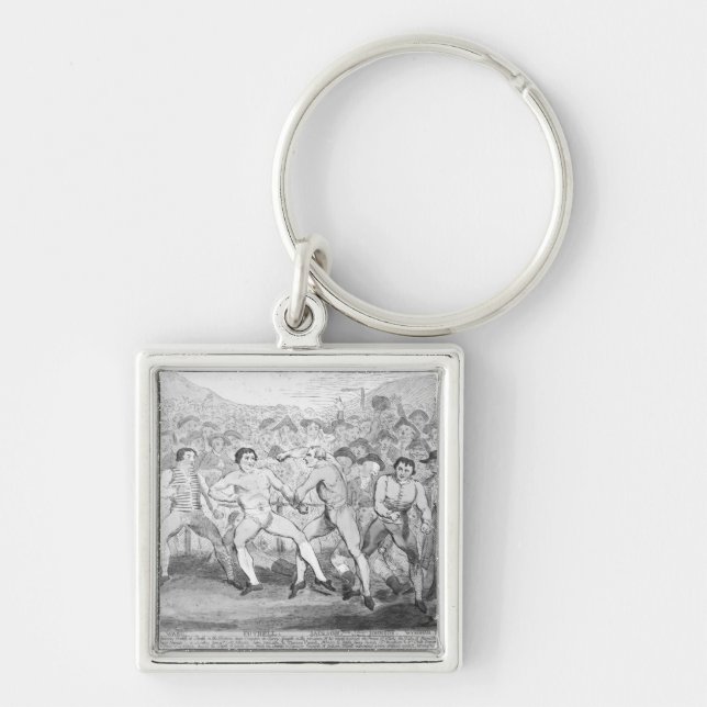 Boxing match between Thomas Futrell & John Key Ring (Front)