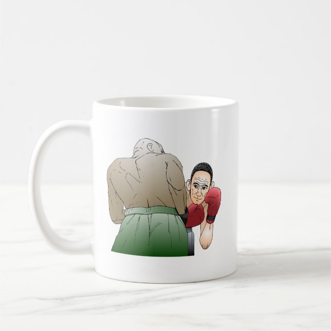 Boxing Match Coffee Mug (Left)