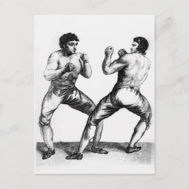 Boxing Match Postcard (Front)