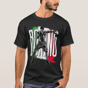 Boxing , Mexican Flag T-Shirt