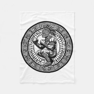 Boxing Mexico Funny Mexican Vintage Style Boxing M Fleece Blanket