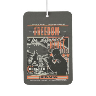 Boxing Motivation Rebel Fighter Gym  Car Air Freshener