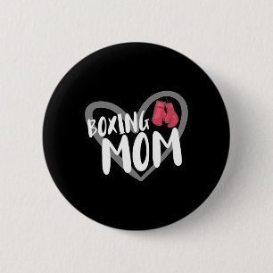 Boxing Mum 6 Cm Round Badge