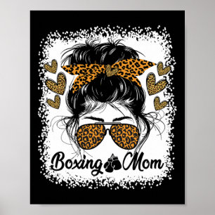Boxing Mum Boxing Mma Muay Thai Stylish Sports Mum Poster