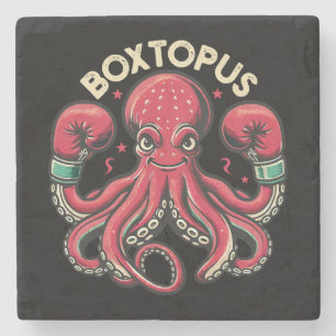 Boxing Octopus - Boxtopus Stone Coaster