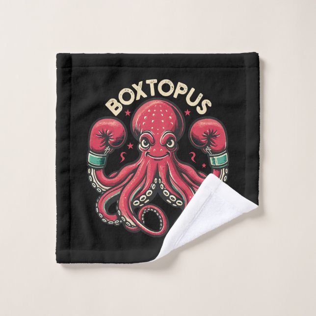 Boxing Octopus - Boxtopus Wash Cloth (Wash Cloth)