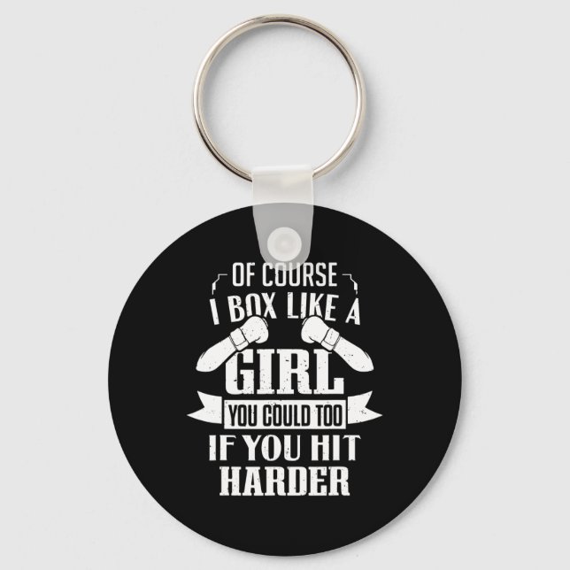 Boxing Outfit For Boxer Boxing Gloves  Key Ring (Front)