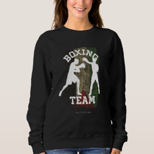 Boxing Palestine Combat Sports Fighter Boxing Sweatshirt