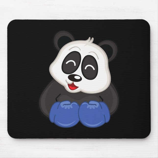Boxing - Panda Bear  Mouse Mat (Front)
