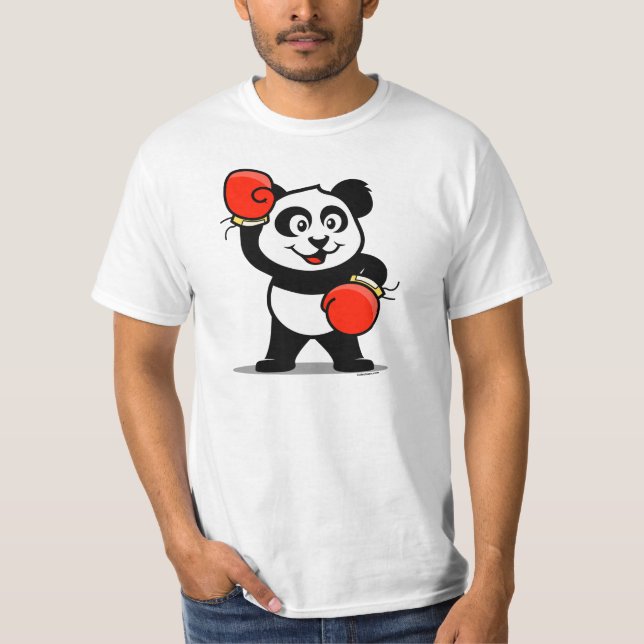 Boxing Panda (light shirts) T-Shirt (Front)