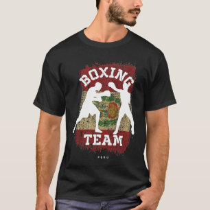 Boxing Peru Combat Sports Fighter Boxing T-Shirt